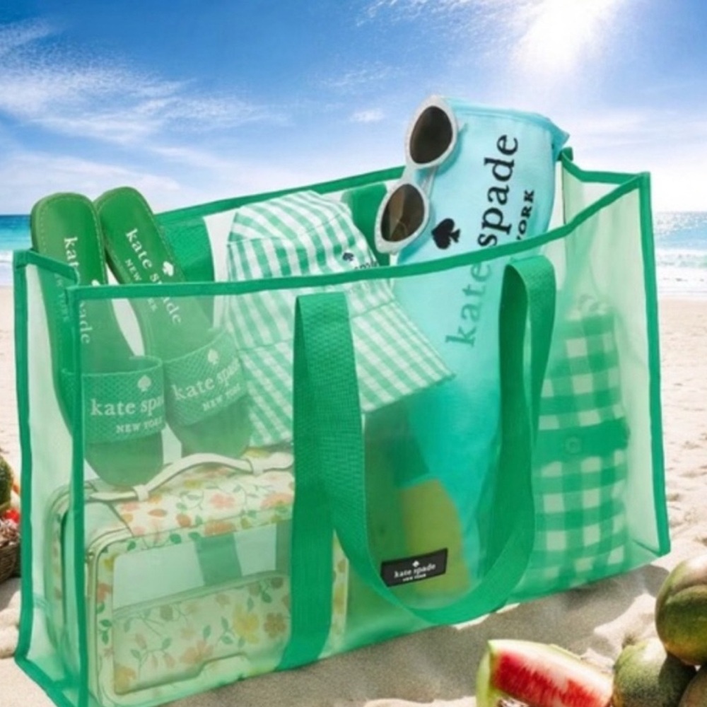 NWT Kate Spade Fresh Greens Mesh Tote